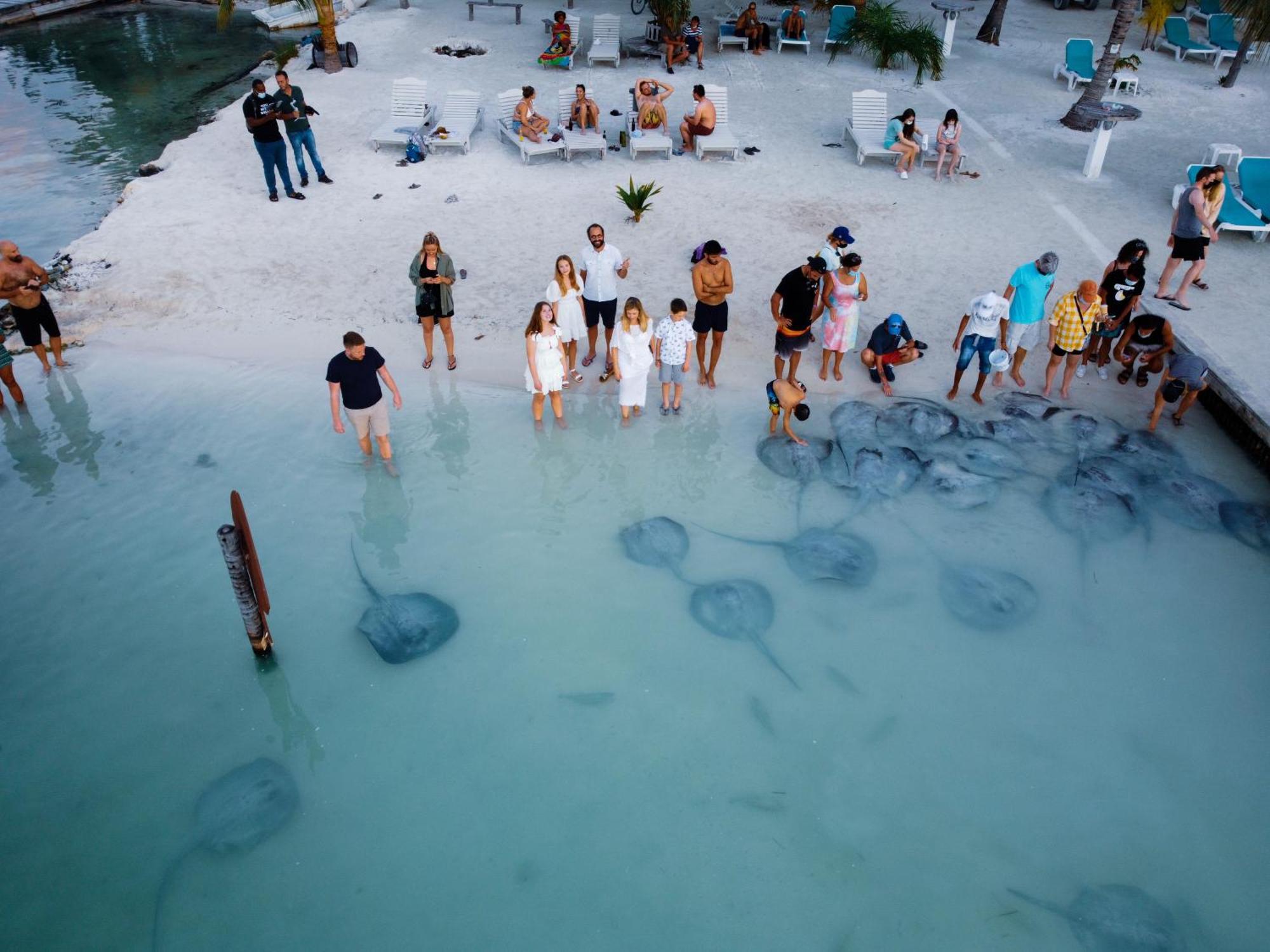 Blue Bay Cottage Caye Caulker Exteriör bild